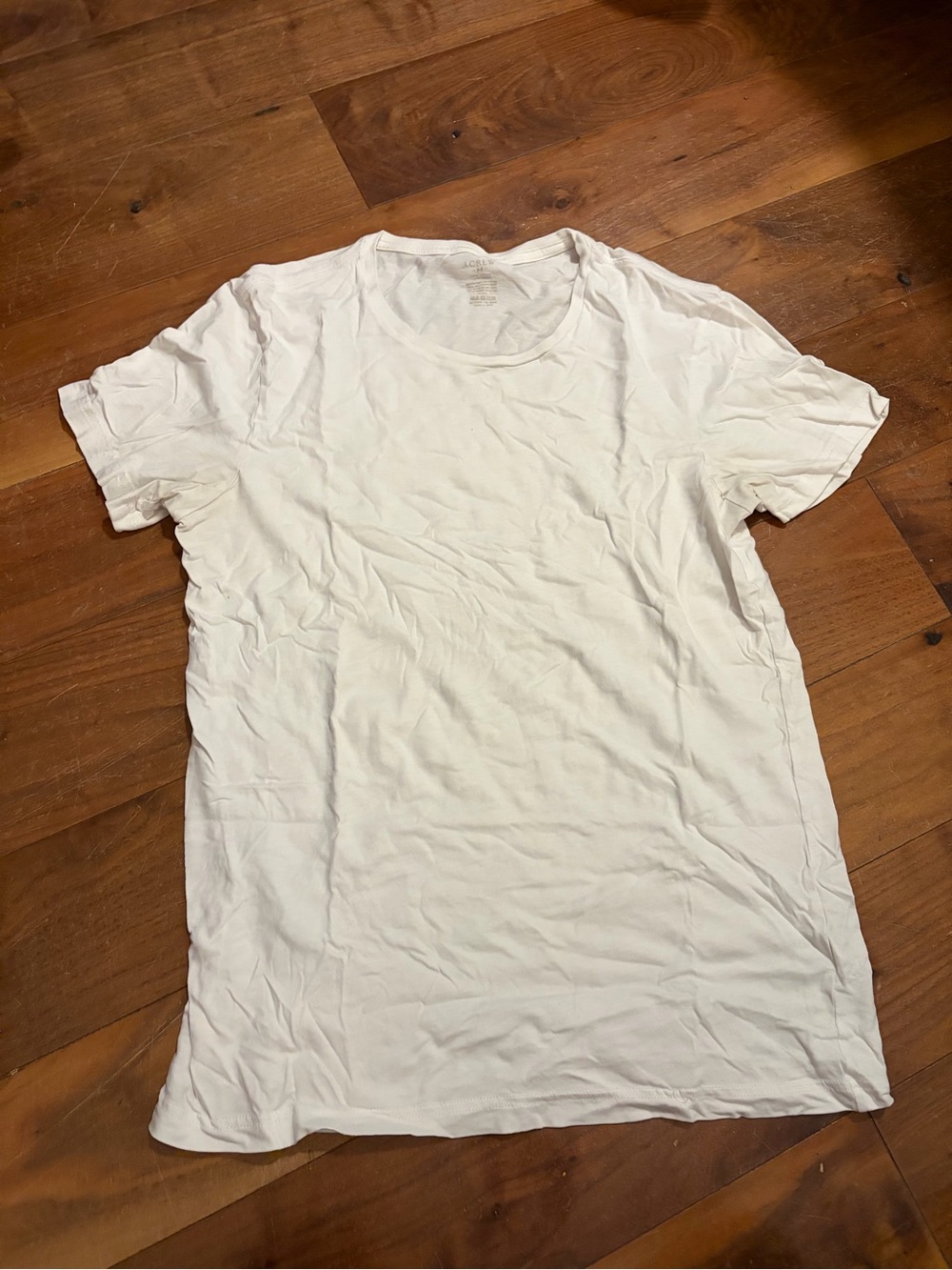 J. Crew White Short Sleeve Crewneck Tee
